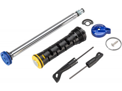 RockShox fork DAMPER ASSEMBLY - CROWN RL 80-120mm (THREAD .8mm)(RIGHT SIDE INTERNALS) - RECON SILVE