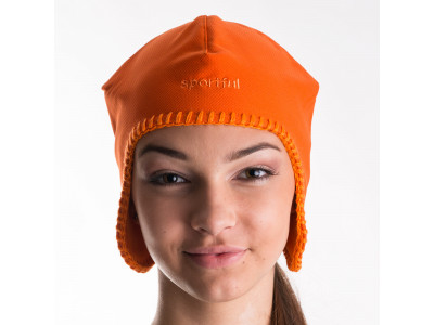 Sportful Windstopper čiapka dámska oranžová