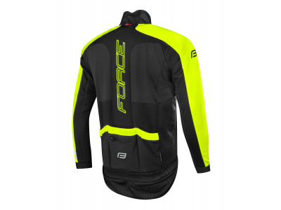 FORCE X100 jacket, black/fluo yellow