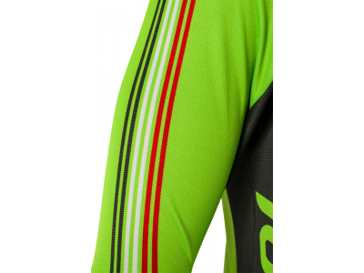 Ocieplana damska koszulka rowerowa SILVINI Team w kolorze zielonym