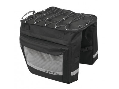 Force Noem double bag for rear carrier, 2x18 l