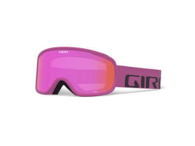 Giro Cruz Berry Wordmark Amber Pink ski goggles