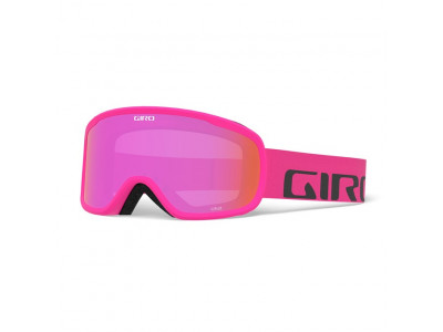 Ochelari de schi Giro Cruz Bright Pink Wordmark Amber Pink