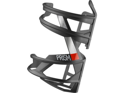 Elite košík PRISM L CARBON černo/červený matný