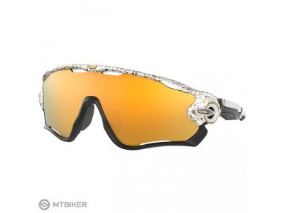 Oakley Jawbreaker glasses, white splatter/24K Iridium