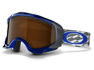 Gogle narciarskie Oakley Twisted X Weave Spectrum Blue/Black Iridium