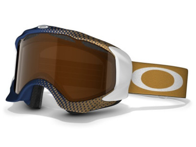 Oakley Twisted Half Tone Blue Shade / Black Iridium ski goggles