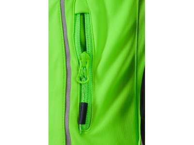 Dziecięca kurtka softshell SILVINI Rognosa CJ1328 zielono-czarna