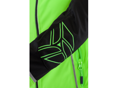 Jachetă softshell pentru copii SILVINI Rognosa CJ1328 verde/negru