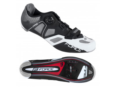 FORCE Fire Carbon road cycling shoes black/white