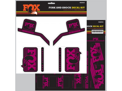 FOX Heritage Kit stickers, pink