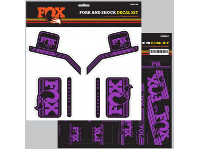 FOX Heritage Sticker Kit, purple