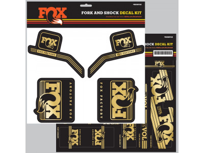 FOX Heritage Kit nálepky, zlatá