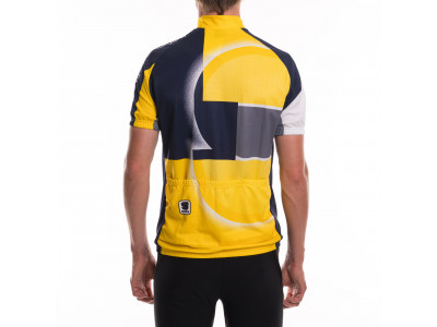 Sportful Maglia ul. T-shirt typu slide w kolorze żółto-pomegranateowym