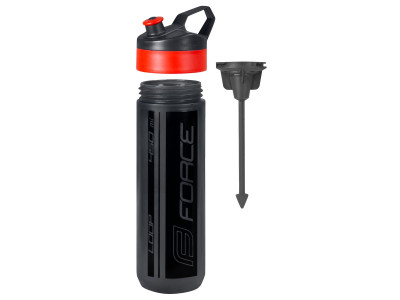 FORCE Loop fľaša, 0.45 l, čierna/červená