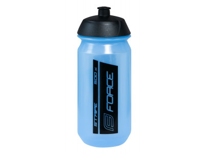 FORCE Stripe bottle, 0.5 l, blue/black
