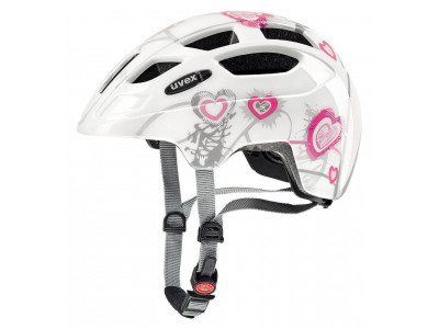 uvex Finale Junior LED Kinderhelm weiß / pink