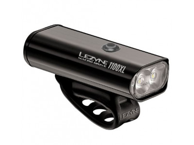 Lezyne light Macro Drive 1100 XL LOADED cu telecomandă neagră, 1100 lumeni