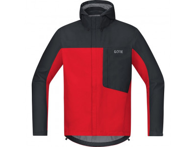 GOREWEAR C3 GTX Paclite Hooded jacket red/black M