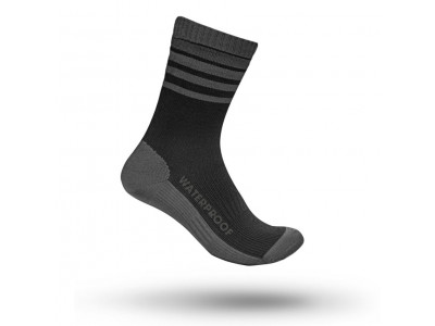 Grip Grab Waterproof Merino Thermal Socken, schwarz/grau