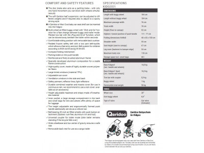 Qeridoo Wheelchair KidGoo 1 Sport, model 2017
