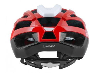 FORCE Lynx Helm, schwarz/rot/weiß
