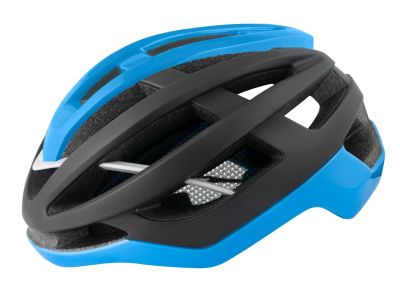 FORCE Lynx helmet, black matte/blue
