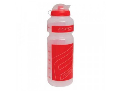 Force &amp;quot;F&amp;quot; bottle, 0.75 l, clear/red