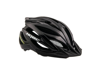 HQBC QAMAX Helm, glänzend schwarz
