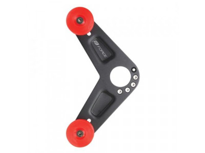 FORCE chain tensioner with 2 pulleys, Al, black