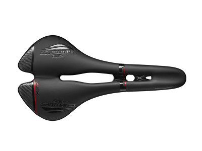 Selle San MFaceo nyereg Aspide Open-Fit Carbon FX Wide (fekete/fekete)