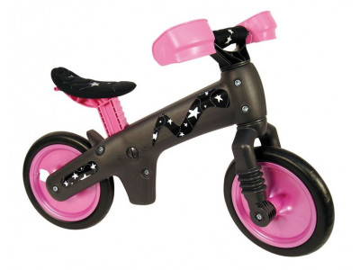 Rowerek biegowy dziecięcy Bellelli plastikowy black/pink