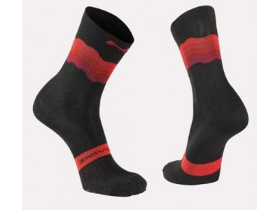 Northwave Switch pánské ponožky černé/červené