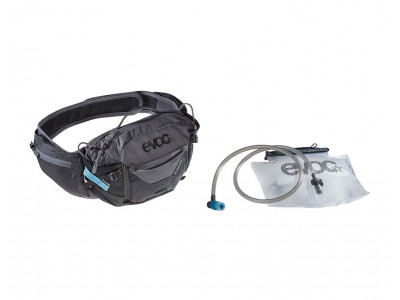 EVOC Hip Pack Pro satchet including hydration bladder, 3 l+1.5 l, gray