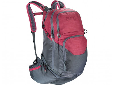 Evoc Explorer Pro 30L backpack gray gray / ruby