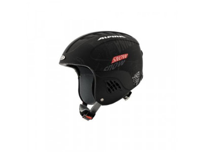 Alpina children&#39;s ski helmet CARAT black-red