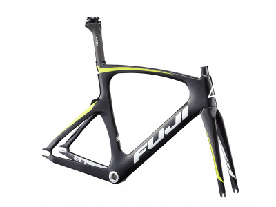 Fuji Track Elite frame, model 2020, black-yellow