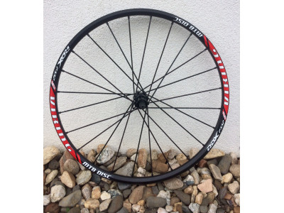 Remerx Viking Disc rear braided wheel MTB 27.5 &amp;quot;, hub Remerx AL black, black spokes