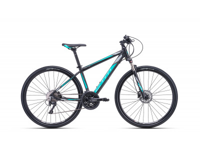CTM ELITE 2.0 matowy czarny/aqua green, model 2018