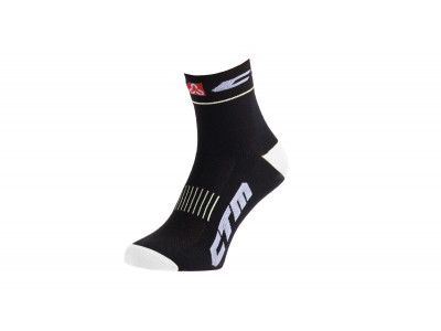Ponožky CTM XC, čierno-biele