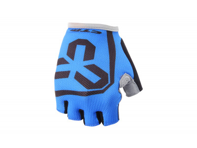 CTM Gloves RACE, half-finger, blue