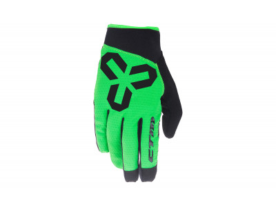 CTM rukavice VICE, celoprstové, zelené