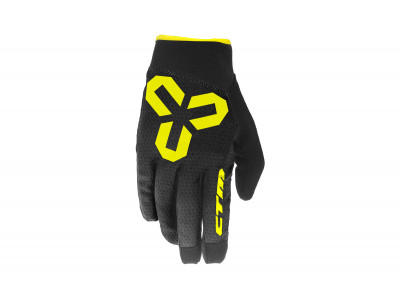 CTM gloves VICE, full finger, yellow