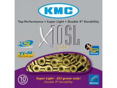 KMC X-10-SL Gold reťaz