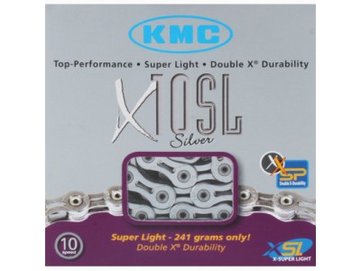 KMC X-10-SL Silver reťaz