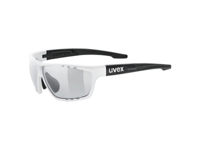 uvex Sportstyle 706 Vario Brille weiß schwarz