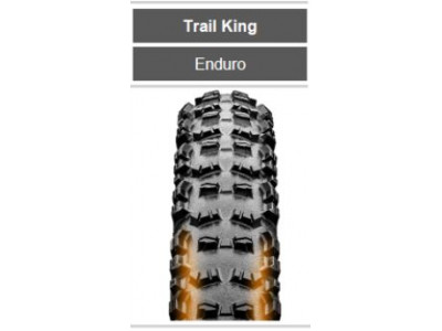 Continental Trail King II 26x2,2&quot; kevlár gumiabroncs, Tubeless Ready