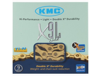 KMC X-9-L Gold reťaz