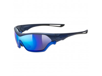 Okulary uvex Sportstyle 705 mat niebieski / metalik / wymienne soczewki