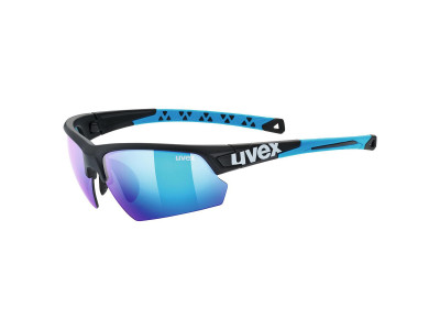 Okulary uvex Sportstyle 224 w kolorze czarnym/niebieskim matowym